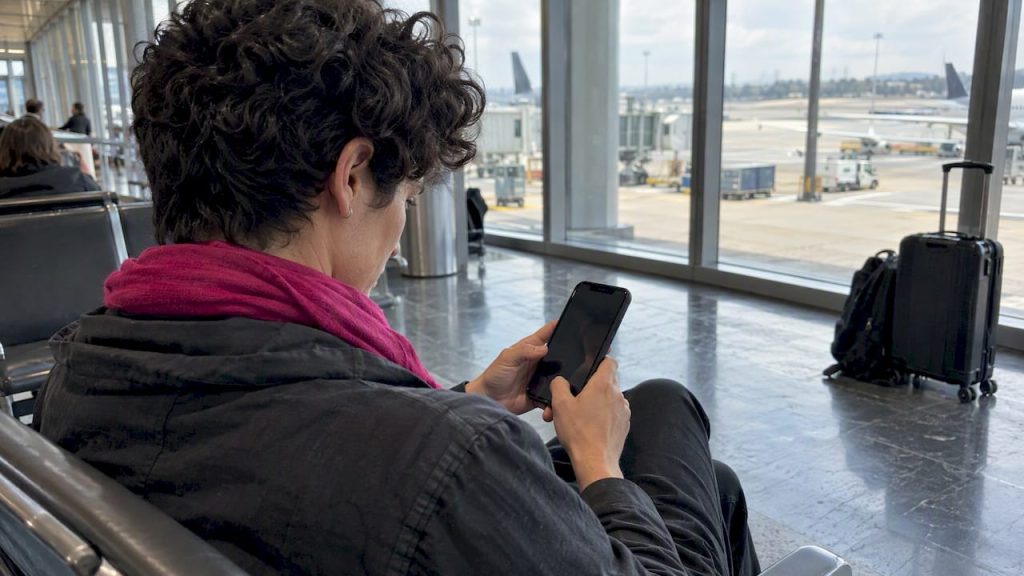 Traveler checking chatbot age verification privately