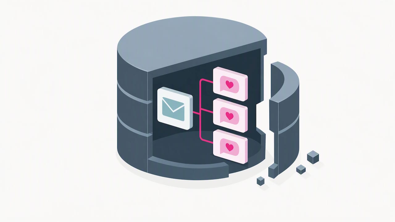 An email linked to private chat records